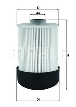 Топливный фильтр MAHLE (KX338/22D)