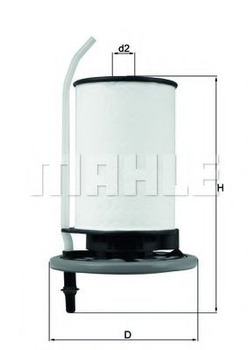 Топливный фильтр MAHLE (KX398)