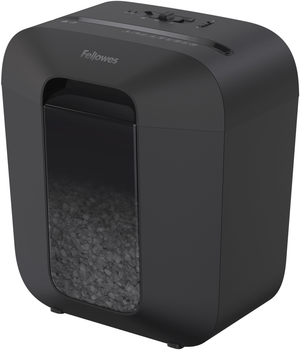 Шредер Fellowes LX25 4 аркушів 4x37 мм 11.5 л White (f.U4170501)