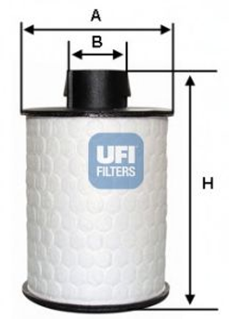 Топливный фильтр UFI (60.H2O.00)
