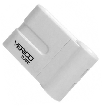 Флеш память USB Verico Tube 4GB USB 2.0 White (1UDOV-P8WE43-NN)