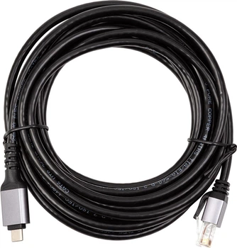 Кабель PowerPlant USB Type-C - RJ45, 5 м (CA914944)