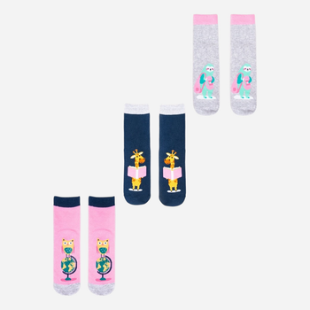 Набір шкарпеток дитячий YOCLUB 3Pack Socks SKA-0038G-AA00 35-38 3 пари Multicolour (5902409819359)