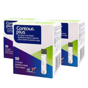 Тест-смужки Контур Плюс | Contour Plus №50 - 3 уп., (150 шт.)