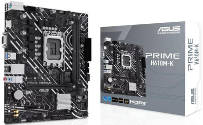 Материнская плата Asus Prime H610M-K s-1700