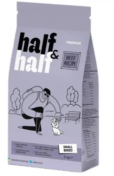 Сухий корм для собак Half & Half Small Breed 2 кг - яловичина