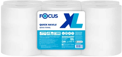Паперові рушники Focus Quick Towel 1 шар 6 рулонів (8690536064731)