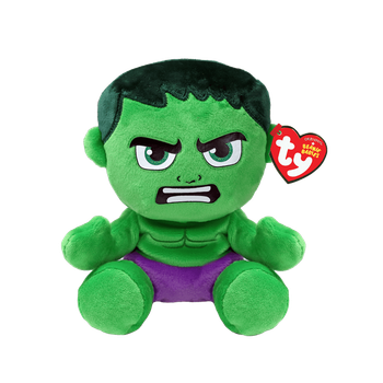 Мягкая игрушка TY Beanie Babies Marvel Халк Hulk, 15 см 44004