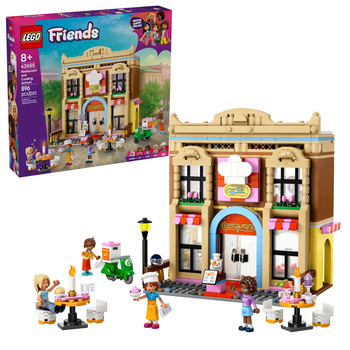 Конструктор LEGO Friends Ресторан і кулінарна школа 896 елементів (42655)