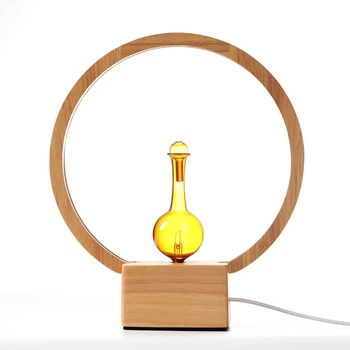 Еко-аромадифузор для дому електричний з підсвіткою 2-в-1 Doctor-101 Lumière Circle. Аромадифузор із натурального дерева (NF-KX3)