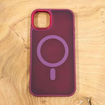 Чехол HOCO Smoke case Matte with MagSafe для iPhone 11 Red