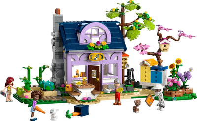 Конструктор LEGO Friends Бджолиний будинок і квітник 1161 елемент (42669)