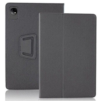 Чехол - книжка Textile Leather Case with Stand для Ulefone Tab A11 / A11 Pro, Black