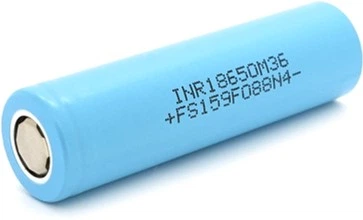 Аккумулятор LG 18650 Li-Ion LGDBM361865 (M36), 3450mAh, 10A, 4.2/3.63/2.5V, Cyan (YT17367)