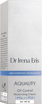 Krem do twarzy z filtrem SPF Dr. Irena Eris Aquality Oil-Control nawilżający 50 ml (5900717267510)