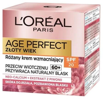 Krem do twarzy z filtrem SPF L'Oreal Paris Age Perfect Złoty Wiek 60+ wzmacniający 50 ml (3600523216604)