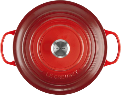 Каструля LeCreuset Signature кругла червона 22 см (0024147260677)