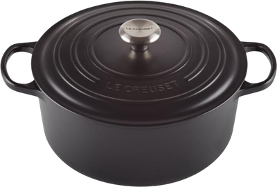 Garnek LeCreuset Signature okrągły czarny 26 cm (0024147260905)