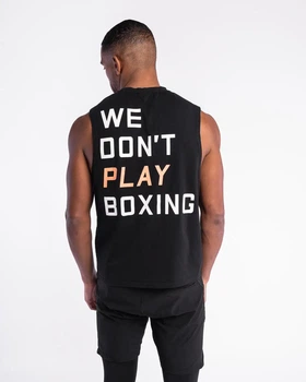 Майка BOXRAW We Don't Play Boxing Oversized L Чорна