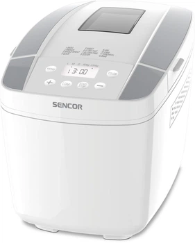 Хлебопечка Sencor SBR0770WH 800 Вт с дисплеем, белая + 10 программ