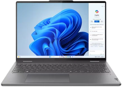 Ноутбук Lenovo Yoga 7 2-in-1 16IML9 16" IPS 1920x1200 60 Гц / Intel Core Ultra 7 155U 1,7 ГГц / Intel Arc Graphics / RAM 16 ГБ / LPDDR5X / SSD 1 ТБ / ОС Windows 11 Home / Вага 2 кг (83DL0002US)