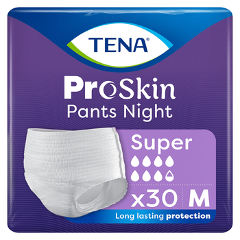 Підгузки для дорослих Tena Pants ProSkin Super нічні M 30 шт (7322542169094)