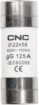 Bezpiecznik CNC 500 V gG 125 A 22x58 mm (NV822492)