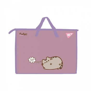 Папка-портфель Yes А3 Pusheen с тканевыми ручками 492280