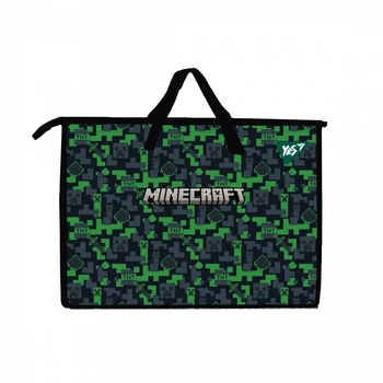 Папка-портфель Yes А3 "Minecraft" с тканевыми ручками 492281