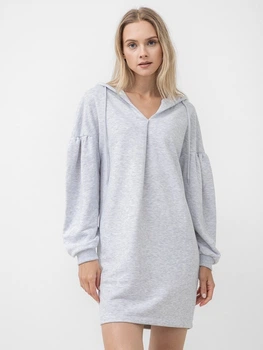 Сукня коротка тепла жіноча NA-KD 1100-004238-0138 S Сіра (7325943647338)