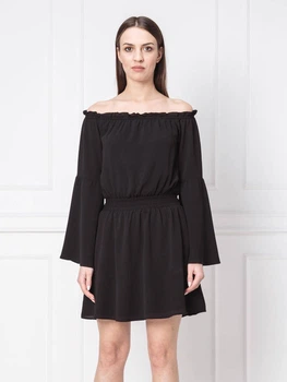 Платье короткое летнее женское NA-KD 1100-000865-0002 44 Черное (7325941170586)