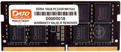 Оперативна пам'ять SO-DIMM Dato 16GB (DT16G4DSDND32)