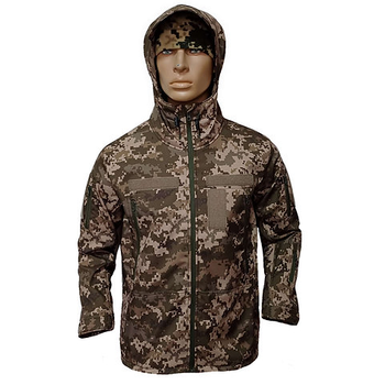 Куртка військова тактична SoftShell FS Uniform 46 піксель MM14