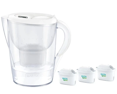 Фільтр-глечик Brita Marella MXpro Білий 2,4/1,2 л. + 3 шт Maxtra PRO