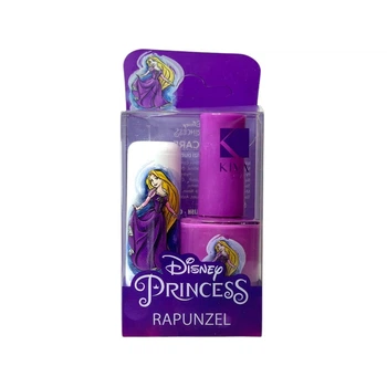 Набор для девочек бальзам для губ+лак Kiva Disney Rapunzel