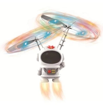 Интерактивная игрушка – левитирующий светящийся спиннер "Космонавт" с LED подсветкой