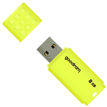 Флеш память USB Goodram UME2 8GB USB 2.0 Yellow (UME2-0080Y0R11)