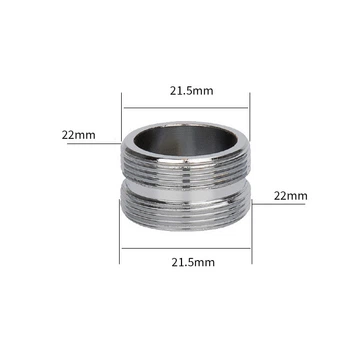 Переходник для аэратора Lanfey CH-2004 (22-22mm) Хром