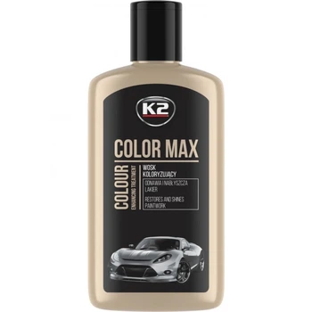 Полироль восковой для кузова Color Max черный 250мл K2