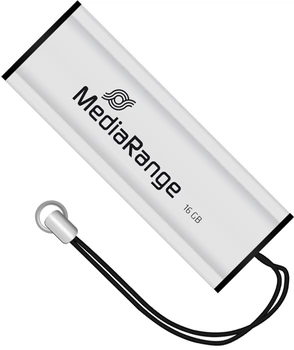 Флеш пам'ять USB MediaRange 16GB USB 3.0 Black/Silver (MR915)
