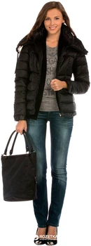 Куртка зимова коротка жіноча Colin's CL1011477BLK L Чорна