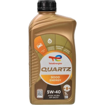 Масло моторное TOTAL QUARTZ ENERGY 9000 A3/B4 SN/CF 5W-40 1 л (170321)