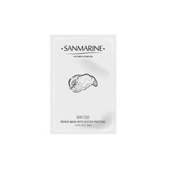 Маска відновлююча з протеїнами устриці Sanmarine Skin Food Repair Mask With Oyster Proteins 1уп/5шт