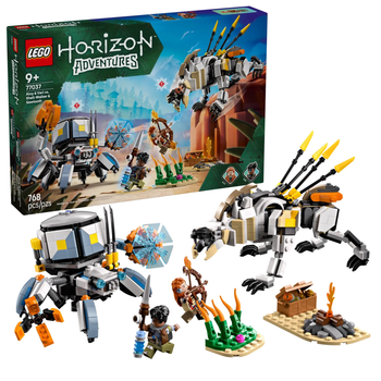 Конструктор LEGO Horizon Adventures Алой і Варл проти Краболаз і Пилозуба 768 елементів (77037)