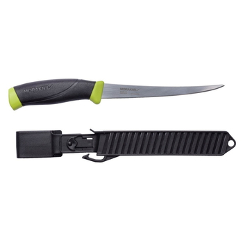 Туристичний ніж Mora Fishing Comfort Fillet 155 (клинок 155мм, ніж 270мм, 1,9мм, 99г, піхви)