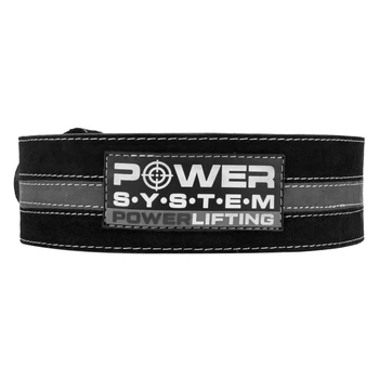 Пояс для тяжелой атлетики Power System PS-3800 PowerLifting, Black/Grey - L