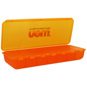 Таблетниця NOW 7-day pill box, Orange