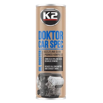 Присадка в оливу K2 DOCTOR CARSPEC 443 мл (T350SYNT)