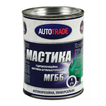 Мастика битумно-бутилкаучуковая Autotrade 0,9 кг