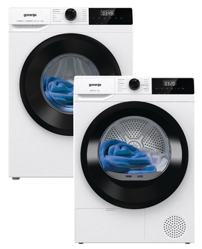 Стиральная машина Gorenje W1NHPI84AS/UA + Сушильный автомат Gorenje DHNE82/UA (комплект)